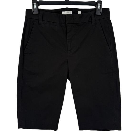 Vince shorts black coin pocket bermuda size 2